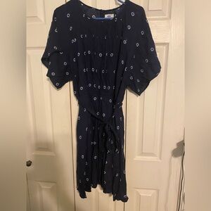Old Navy Blue Long Sleeve Dress